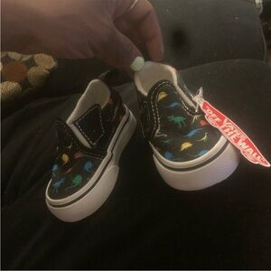 Vans Kids Dinosaur Slip-On Shoes